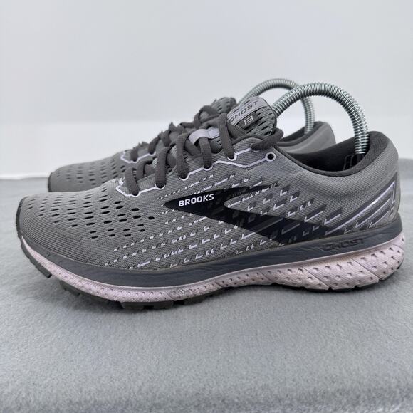 Brooks Ghost 13 Shoes Womens Size 8 Gray Running Neutral Cushion DNA LOFT Road - Picture 2 of 12